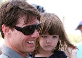 Tom Cruise mit der Tochter. Quelle: focus.com