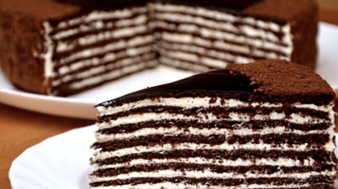 Schokoladenkuchen.  Quelle: pinterest.сom