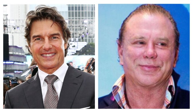 Mickey Rourke und Tom Cruise. Quelle: spletnik.сom