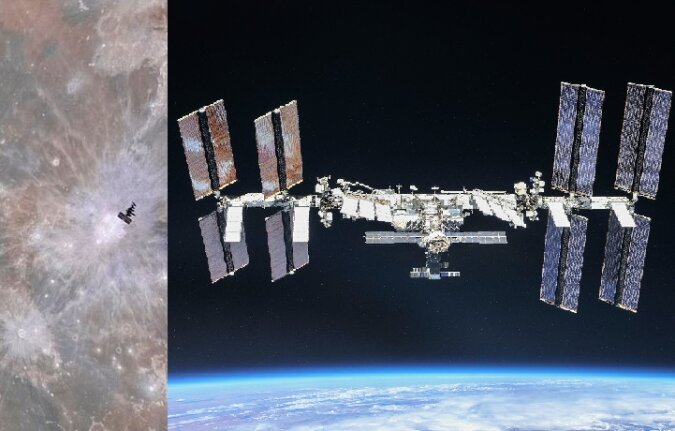 Bild der Internationalen Raumstation. Quelle: dailymail.co.uk