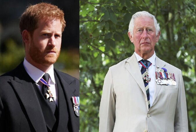 Prinz Harry und Prinz Charles. Quelle: dailymail.co.uk