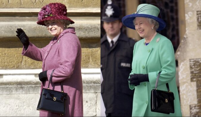 Königin Elizabeth II. mit ihrer Lieblingstasche. Quelle: www. hellomagazine.сom