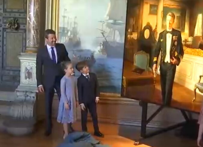 Prinz Frederik und Kinder. Quelle: Screenshot YouTube