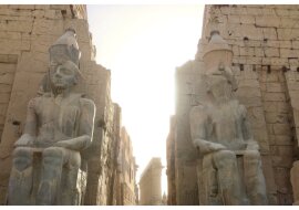Die "Stadt der Sonne" im alten Ägypten.  Quelle:Ministry of Tourism and Antiquities