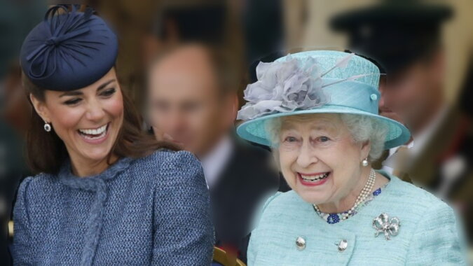 Die Herzogin von Cambridge und die Königin Elizabeth II. Quelle: focus.com