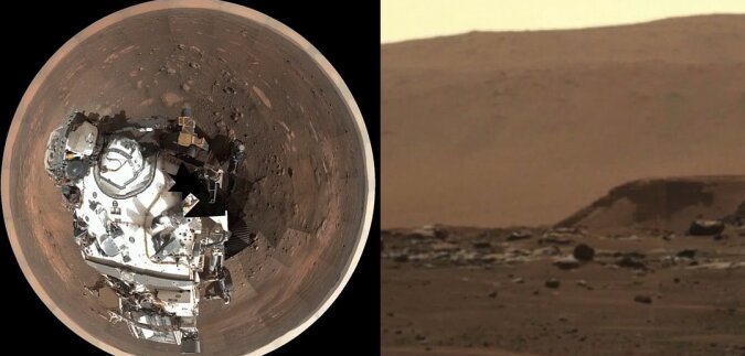 Fotos vom Mars. Quelle: dailymail.co.uk