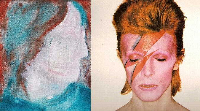Ein David Bowie-Gemälde. Quelle: dailymail.co.uk