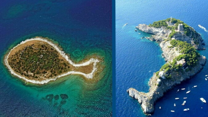 Inseln untypischer Formen. Quelle: travelask