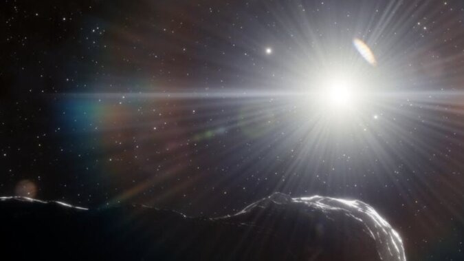 Ein 1,5 Kilometer langer Asteroid könnte mit der Erde kollidieren. Quelle:NASA