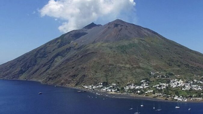 Der Vulkan Stromboli. Quelle: Getty Images