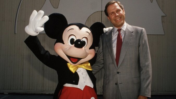 Michael Eisner und Mickey Mouse. Quelle: Dirt