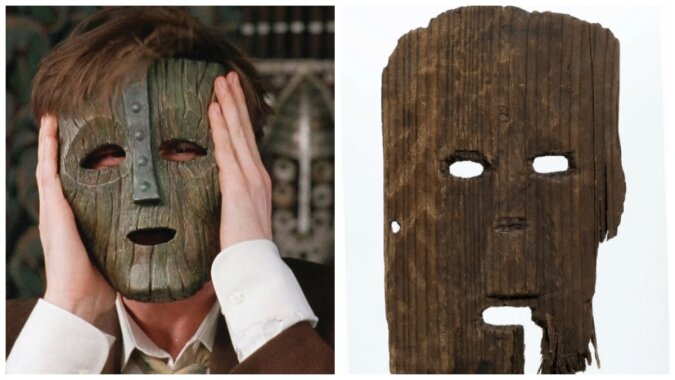 Jim Carreys Figur und die alte Holzmaske. Quelle: focus.сom