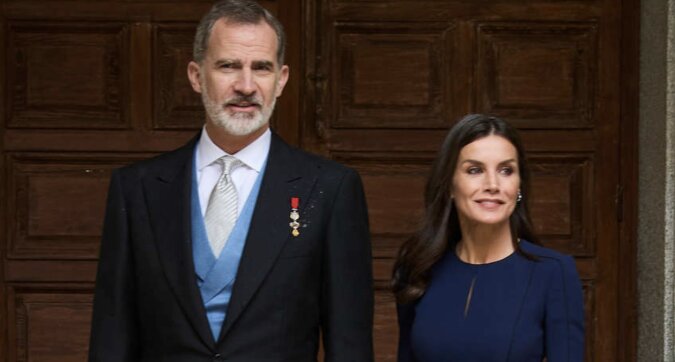 König und Königin von Spanien, Philip VI в und Letizia. Quelle: Getty Images