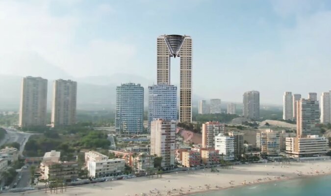 Der Wolkenkratzer Intempo. Quelle: Screenshot YouTube