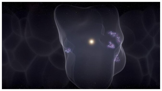 Neue seltsame Struktur im Weltraum entdeckt, die Wissenschaftler fasziniert hat. Quelle:NASA