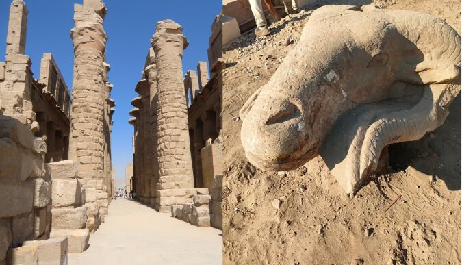 Karnak-Tempel. Quelle: dailymail.co.uk