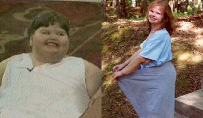 Das Mädchen vor und nach dem Abnehmen. Quelle: laykni.com