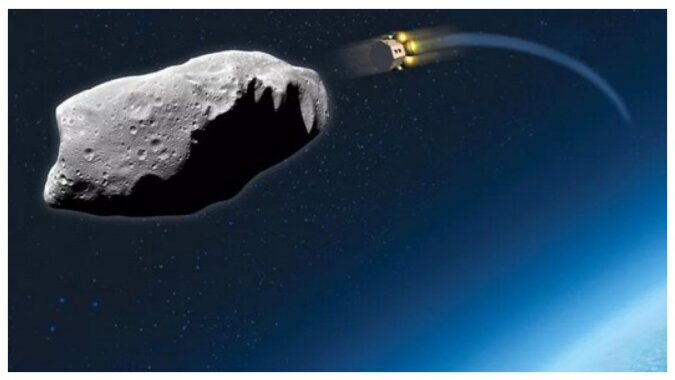 Anschauliches Foto des Bergbauprozesses auf Asteroiden. Quelle: space.com