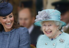 Die Herzogin von Cambridge und die Königin Elizabeth II. Quelle: focus.com