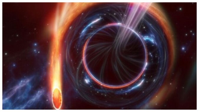 Ein schwarzes Loch, das aus einer Galaxie entweicht, wurde entdeckt. Quelle: ScienceAlert