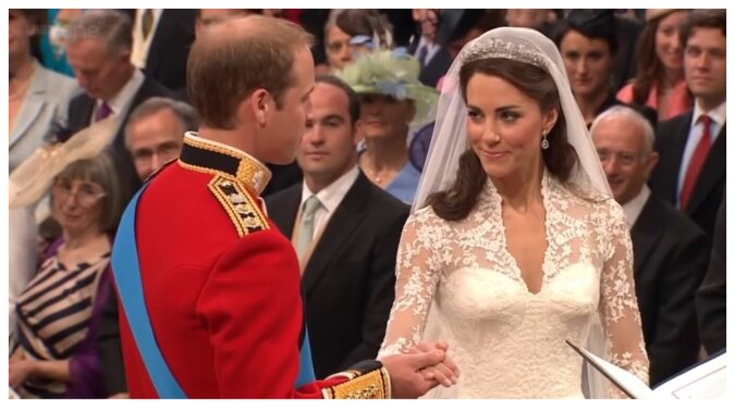 Kate Middleton und Prinz William an ihrem Hochzeitstag. Quelle: Getty Images