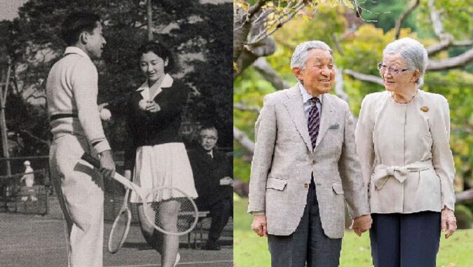 Akihito und Michiko. Quelle: dailymail.co.uk