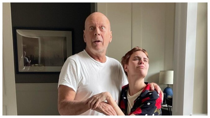Bruce Willis mit Tochter Tallulah. Quelle:Instagram/tallulah