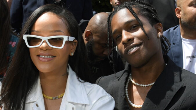Die Sängerin Rihanna und der Rapper A$AP Rocky. Quelle: hellomagazine.com