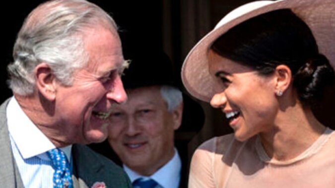 Prinz Charles mit Meghan Markle. Quelle: Getty Images