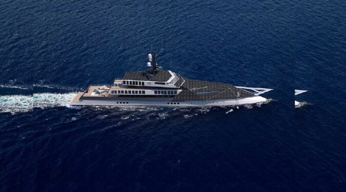 Luxus-Superyacht. Quelle: dailymail.co.uk