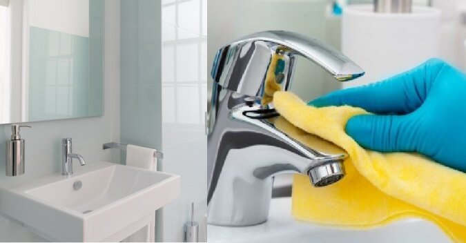 Die Reinigung in Badezimmer. Quelle: dailymail.co.uk