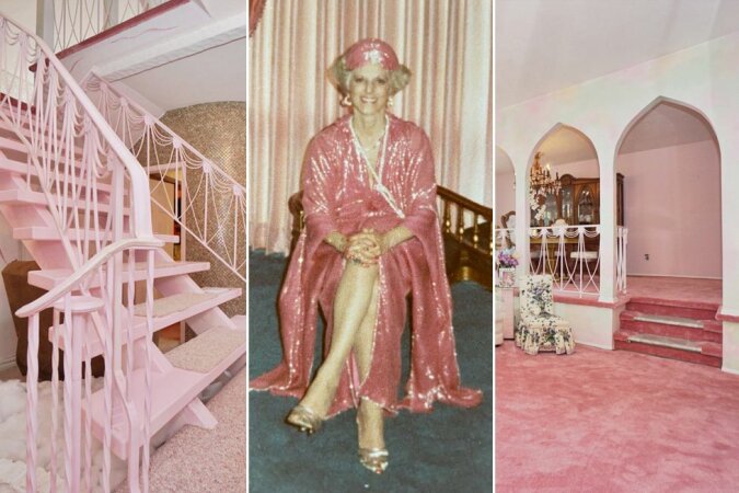 "Das Leben in Pink": Ein stilisiertes Haus, das vor 50 Jahren gebaut worden ist, steht jetzt zum Verkauf