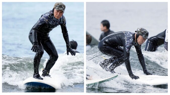 Der älteste Surfer der Welt. Quelle:Guinness World Records