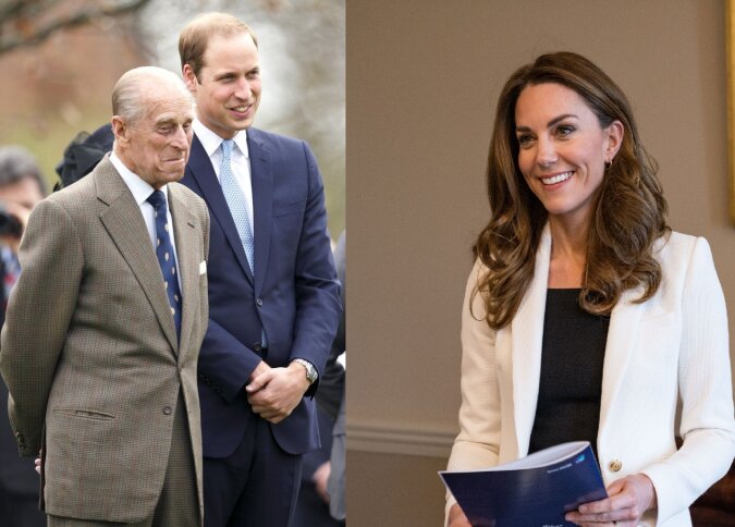 Prinz Philip und Kate Middleton. Quelle: dailymail.co.uk