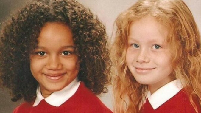 1997 wurden Zwillingsmädchen mit unterschiedlichen Hautfarben geboren: wie sie jetzt aussehen