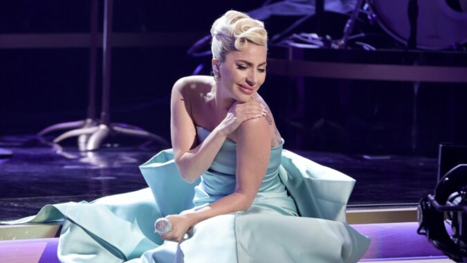 Lady Gaga bei der Grammy-Verleihung. Quelle: Getty Images