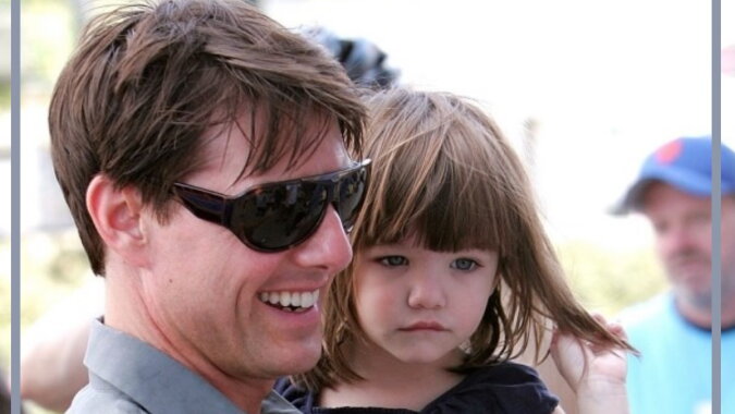 Tom Cruise mit der Tochter. Quelle: focus.com