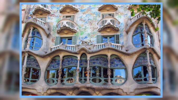 Ein schönes Haus von Gaudi. Quelle: pinterest