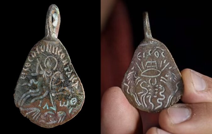Ein 1.500 Jahre altes Amulett. Quelle: dailymail.co.uk