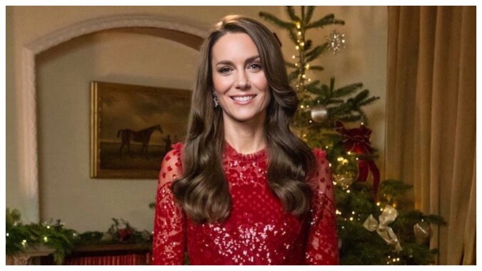 Kate Middleton im Weihnachtsstil. Quelle:The Royal Family