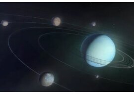 Satelliten des Uranus erwiesen sich als eher ungewöhnlich. Quelle:NASA