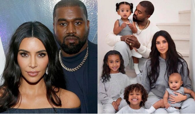 Kim Kardashian und Kanye West vor dem Scheidungsverfahren.Quelle: Getty Images