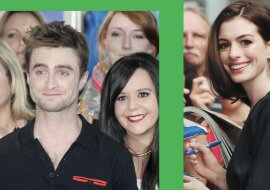 Daniel Radcliffe und Anne Hathaway. Quelle: Getty Images