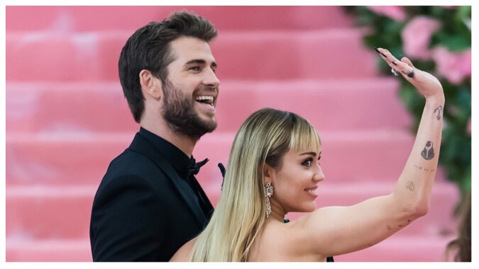 Miley Cyrus und Liam Hemsworth. Quelle: Getty Images