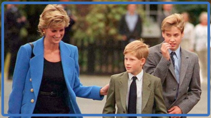 Prinzessin Diana mit den Söhnen. Quelle: focus.com
