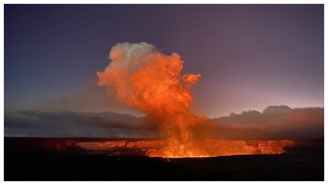 Ausbruch des Kilauea-Vulkans auf Hawaii. Quelle: Screenshot CNN