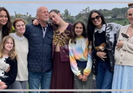 Bruce Willis mit der Familie. Quelle: focus.com