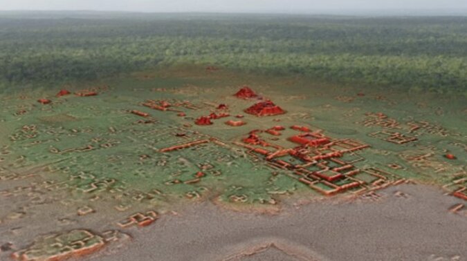 Die Größe der Maya-Stadt. Quelle:Heritage Daily