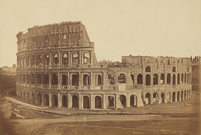 "Ohne Touristen": Wie Rom Mitte des neunzehnten Jahrhunderts aussah