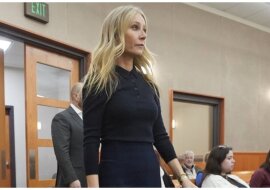 Gwyneth Paltrow im Gerichtssaal. Quelle: Getty Images